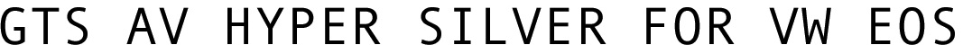 GTS-AV Hyper Silver for VW Eos Title Line